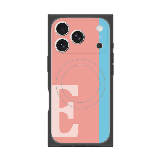 Premium Square Case with MagSafe［ Original - initial color line - E pink ］