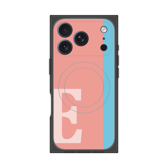 Premium Square Case with MagSafe［ Original - initial color line - E pink ］