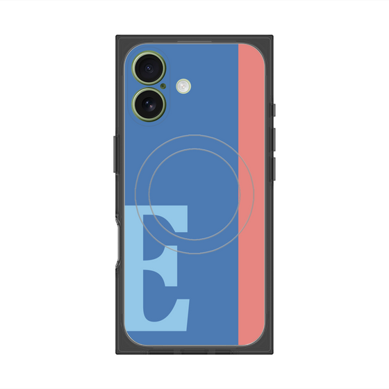 Premium Square Case with MagSafe［ Original - initial color line - E blue ］