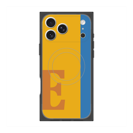 Premium Square Case with MagSafe［ Original - initial color line - E orange ］