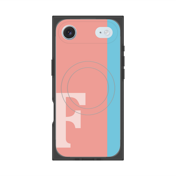 Premium Square Case with MagSafe［ Original - initial color line - F pink ］