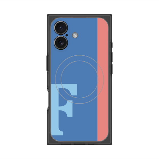 Premium Square Case with MagSafe［ Original - initial color line - F blue ］