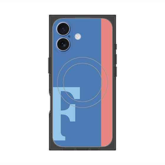 Premium Square Case with MagSafe［ Original - initial color line - F blue ］