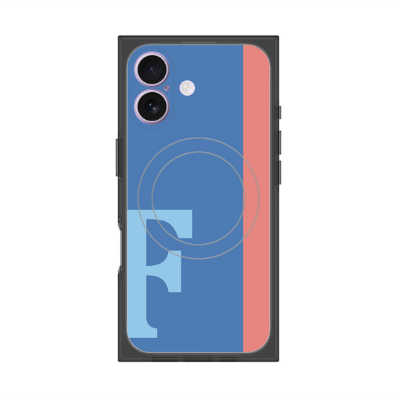 Premium Square Case with MagSafe［ Original - initial color line - F blue ］
