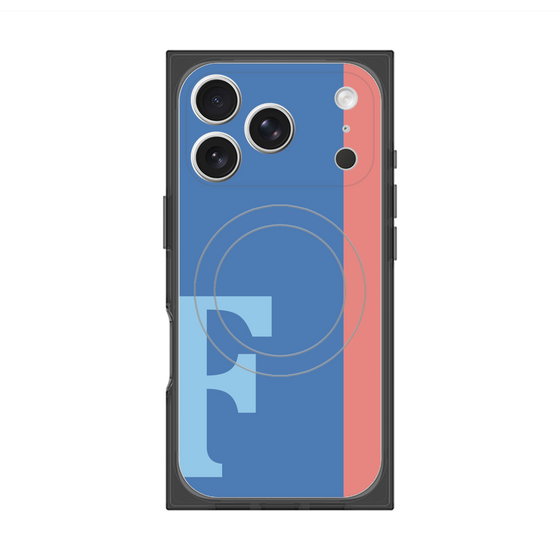 Premium Square Case with MagSafe［ Original - initial color line - F blue ］
