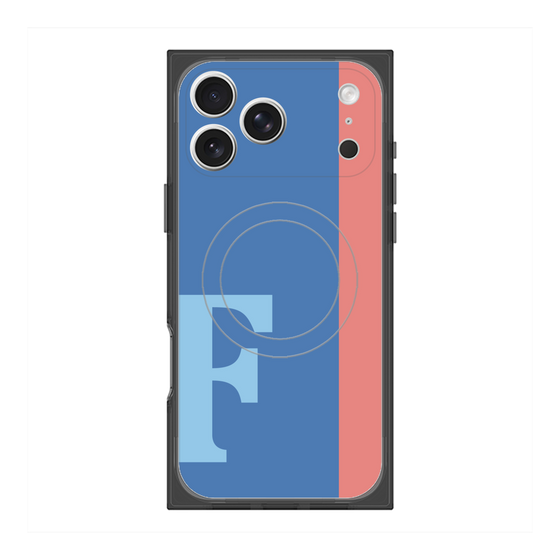 Premium Square Case with MagSafe［ Original - initial color line - F blue ］