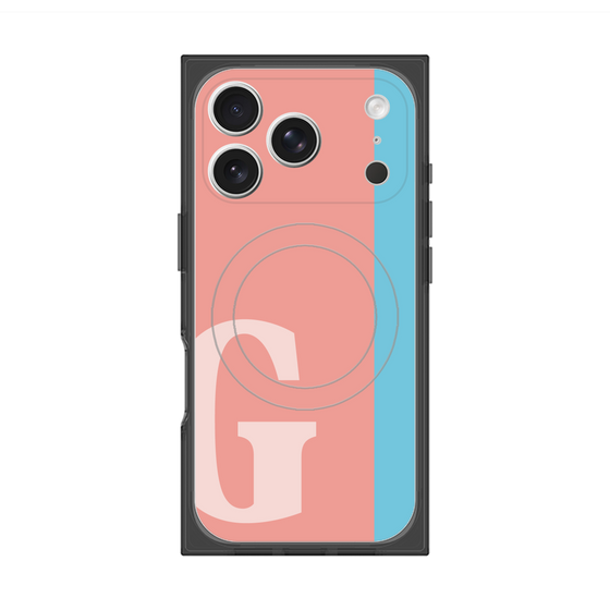 Premium Square Case with MagSafe［ Original - initial color line - G pink ］