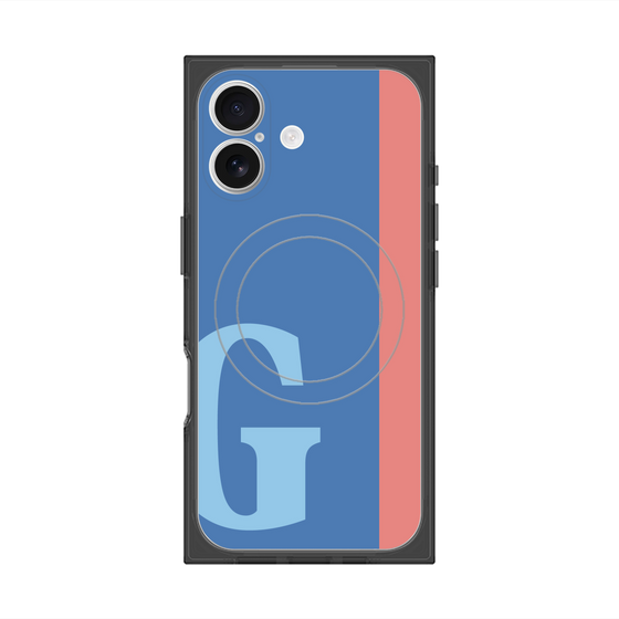 Premium Square Case with MagSafe［ Original - initial color line - G blue ］