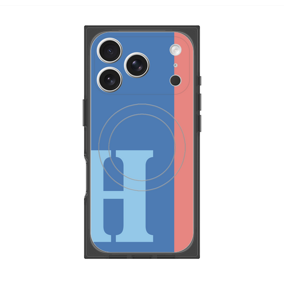 Premium Square Case with MagSafe［ Original - initial color line - H blue ］