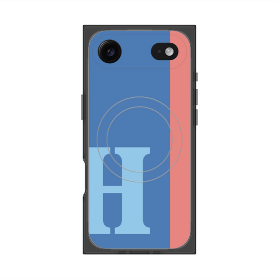 Premium Square Case with MagSafe［ Original - initial color line - H blue ］