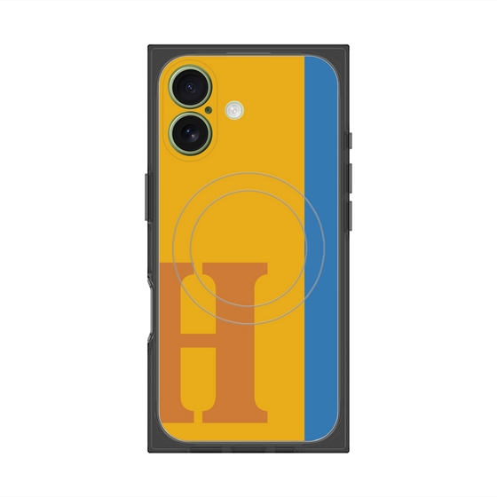 Premium Square Case with MagSafe［ Original - initial color line - H orange ］