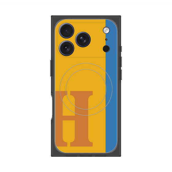 Premium Square Case with MagSafe［ Original - initial color line - H orange ］