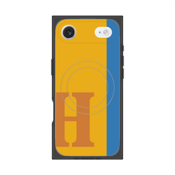 Premium Square Case with MagSafe［ Original - initial color line - H orange ］