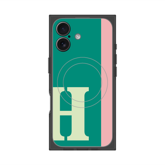 Premium Square Case with MagSafe［ Original - initial color line - H green ］