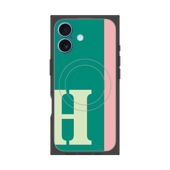 Premium Square Case with MagSafe［ Original - initial color line - H green ］