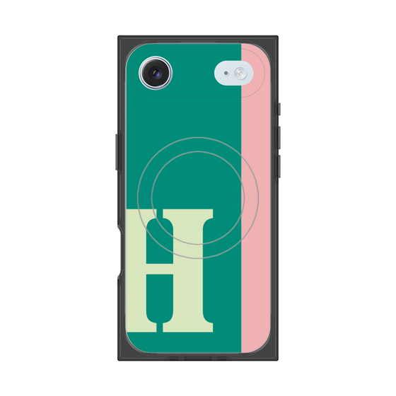 Premium Square Case with MagSafe［ Original - initial color line - H green ］