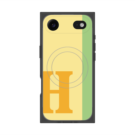 Premium Square Case with MagSafe［ Original - initial color line - H yellow ］