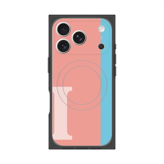 Premium Square Case with MagSafe［ Original - initial color line - I pink ］