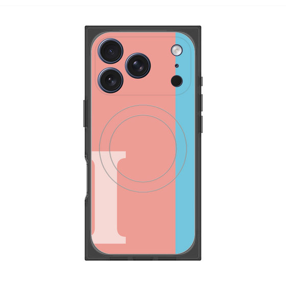 Premium Square Case with MagSafe［ Original - initial color line - I pink ］