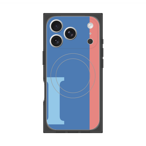 Premium Square Case with MagSafe［ Original - initial color line - I blue ］