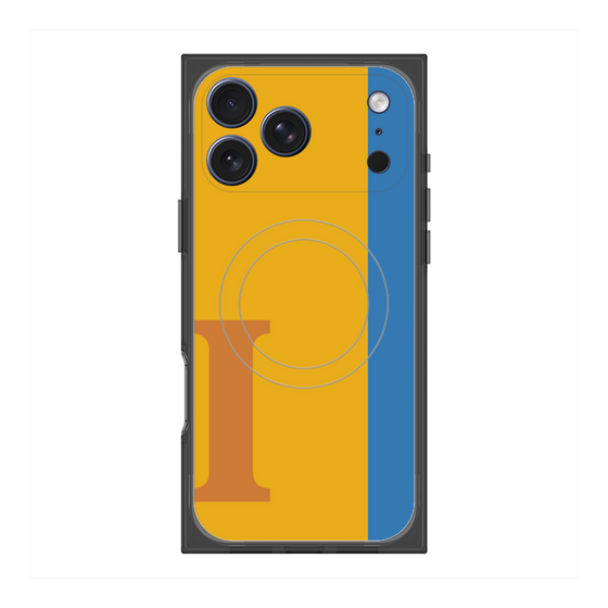 Premium Square Case with MagSafe［ Original - initial color line - I orange ］