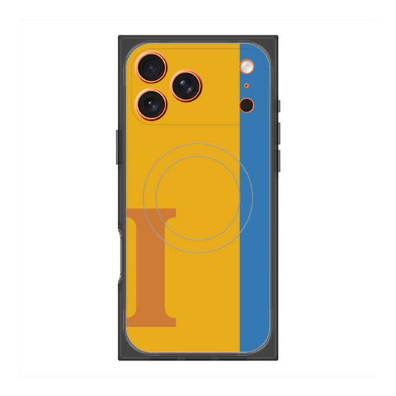 Premium Square Case with MagSafe［ Original - initial color line - I orange ］