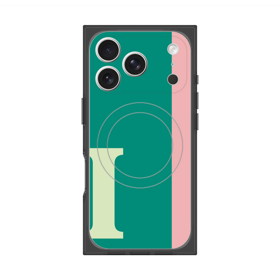Premium Square Case with MagSafe［ Original - initial color line - I green ］