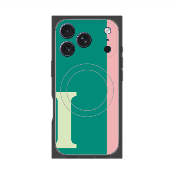 Premium Square Case with MagSafe［ Original - initial color line - I green ］