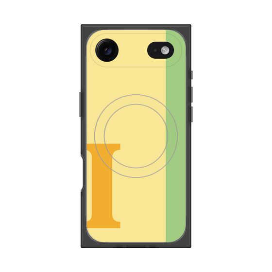Premium Square Case with MagSafe［ Original - initial color line - I yellow ］