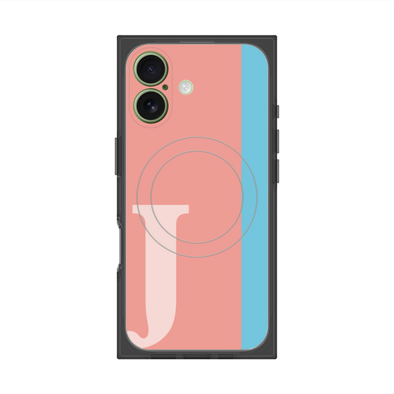 Premium Square Case with MagSafe［ Original - initial color line - J pink ］