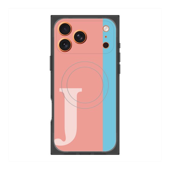 Premium Square Case with MagSafe［ Original - initial color line - J pink ］