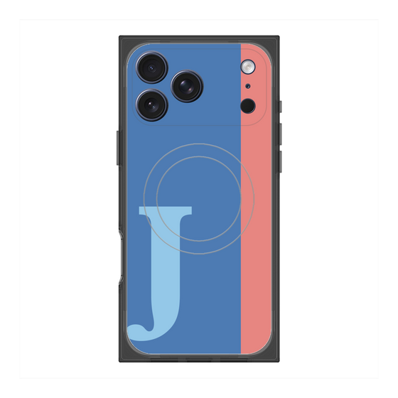 Premium Square Case with MagSafe［ Original - initial color line - J blue ］