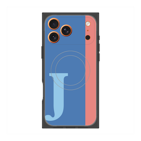 Premium Square Case with MagSafe［ Original - initial color line - J blue ］