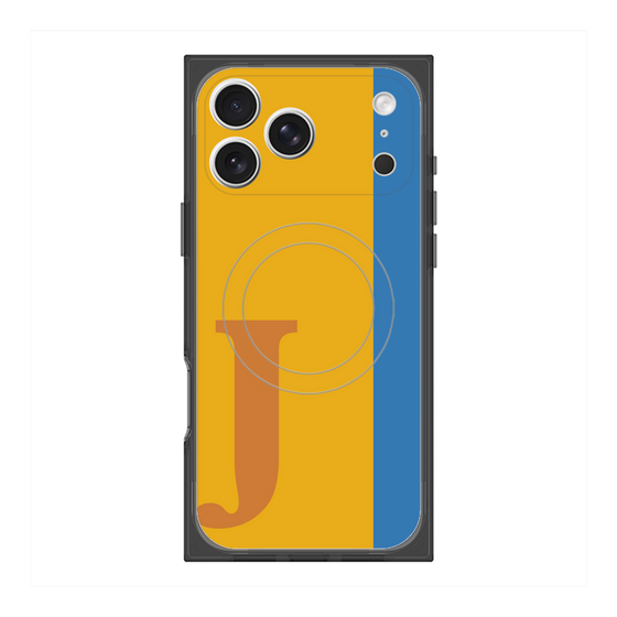 Premium Square Case with MagSafe［ Original - initial color line - J orange ］