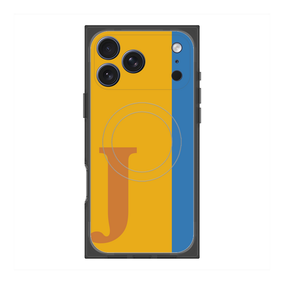 Premium Square Case with MagSafe［ Original - initial color line - J orange ］