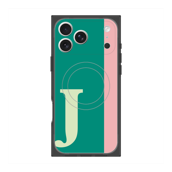 Premium Square Case with MagSafe［ Original - initial color line - J green ］