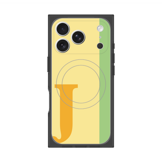 Premium Square Case with MagSafe［ Original - initial color line - J yellow ］