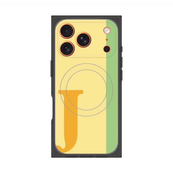 Premium Square Case with MagSafe［ Original - initial color line - J yellow ］