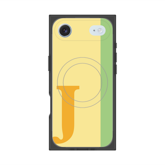 Premium Square Case with MagSafe［ Original - initial color line - J yellow ］
