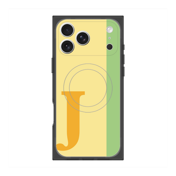 Premium Square Case with MagSafe［ Original - initial color line - J yellow ］