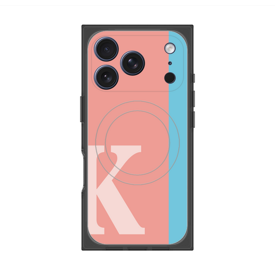 Premium Square Case with MagSafe［ Original - initial color line - K pink ］