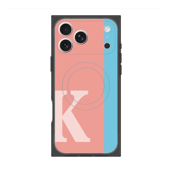 Premium Square Case with MagSafe［ Original - initial color line - K pink ］