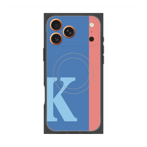 Premium Square Case with MagSafe［ Original - initial color line - K blue ］