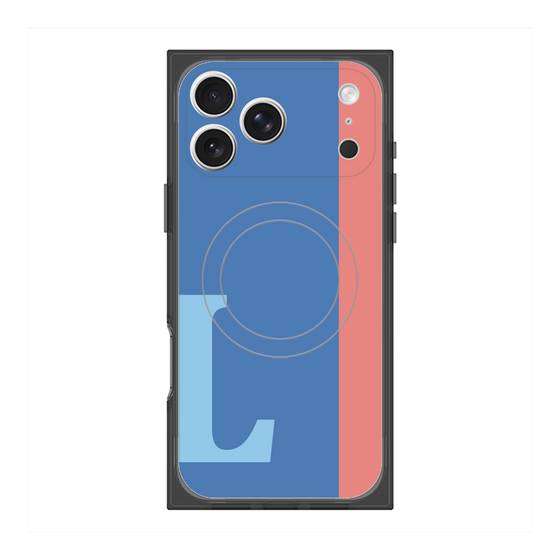 Premium Square Case with MagSafe［ Original - initial color line - L blue ］