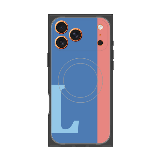 Premium Square Case with MagSafe［ Original - initial color line - L blue ］