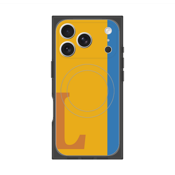 Premium Square Case with MagSafe［ Original - initial color line - L orange ］