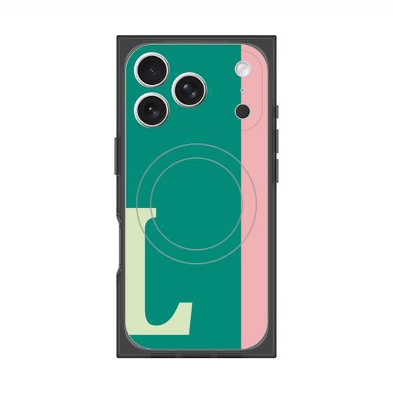 Premium Square Case with MagSafe［ Original - initial color line - L green ］