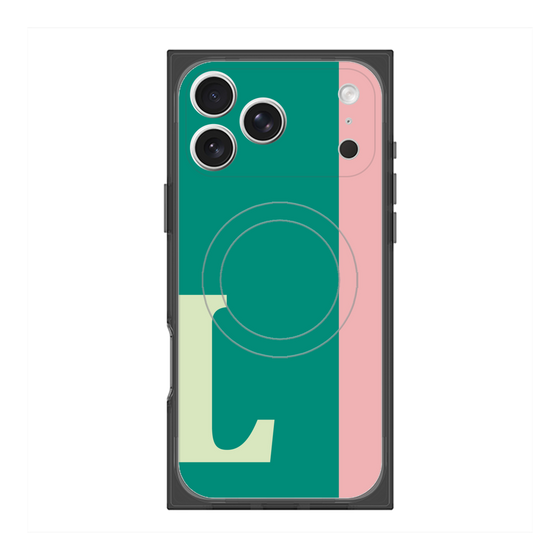 Premium Square Case with MagSafe［ Original - initial color line - L green ］