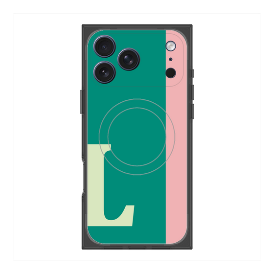 Premium Square Case with MagSafe［ Original - initial color line - L green ］