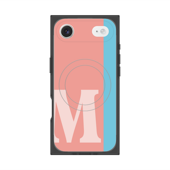 Premium Square Case with MagSafe［ Original - initial color line - M pink ］